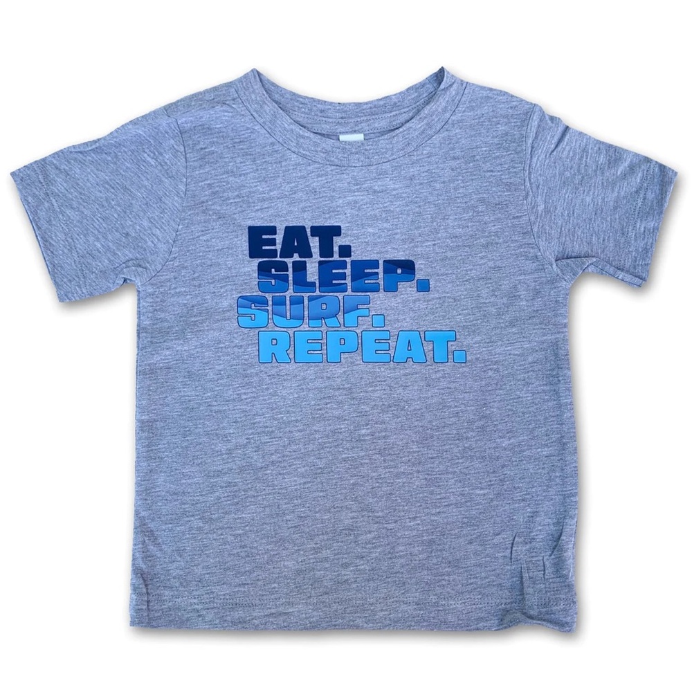 Baby Boy “Eat Sleep Surf Repeat” Shortsleeved T-Shirt